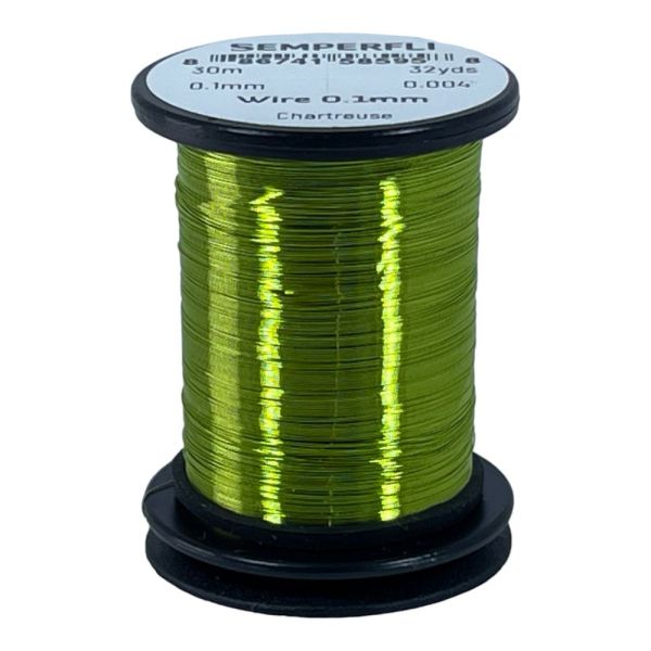 Wire 0.1mm Chartreuse